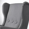 IKEA STRANDMON СТРАНДМОН, дитяче крісло, ВІССЛЕ сірий 703.925.42 фото thumb №6
