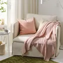 IKEA HORNMAL ХОРНМАЛЬ, плед, світло-рожевий, 130x170 см 505.307.85 фото thumb №3