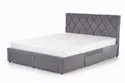 Двуспальная кровать HALMAR С ящиками Betina 160x200 см серый фото thumb №1
