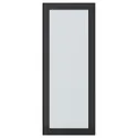 IKEA HEJSTA ХЕЙСТА, скляні дверцята, антрацит / рифлене скло, 40x100 см 605.266.36 фото thumb №1