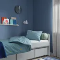 IKEA VÄNKRETS ВЭНКРЕТС, пододеяльник и наволочка, Банановый узор синий, 150x200, 50x60 см фото thumb №3