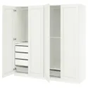 IKEA PAX ПАКС / GULLABERG ГУЛЛАБЕРГ, гардероб, комбинация, белый/белый, 200x60x201 см 195.637.97 фото thumb №1