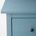 IKEA HEMNES ХЕМНЕС, комод із 3 шухлядами, синя пляма, 108x96 см 305.739.50 фото thumb №4