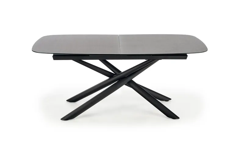 Кухонний стіл розкладний HALMAR CAPELLO 180-240x95 см чорний, сірий фото №1