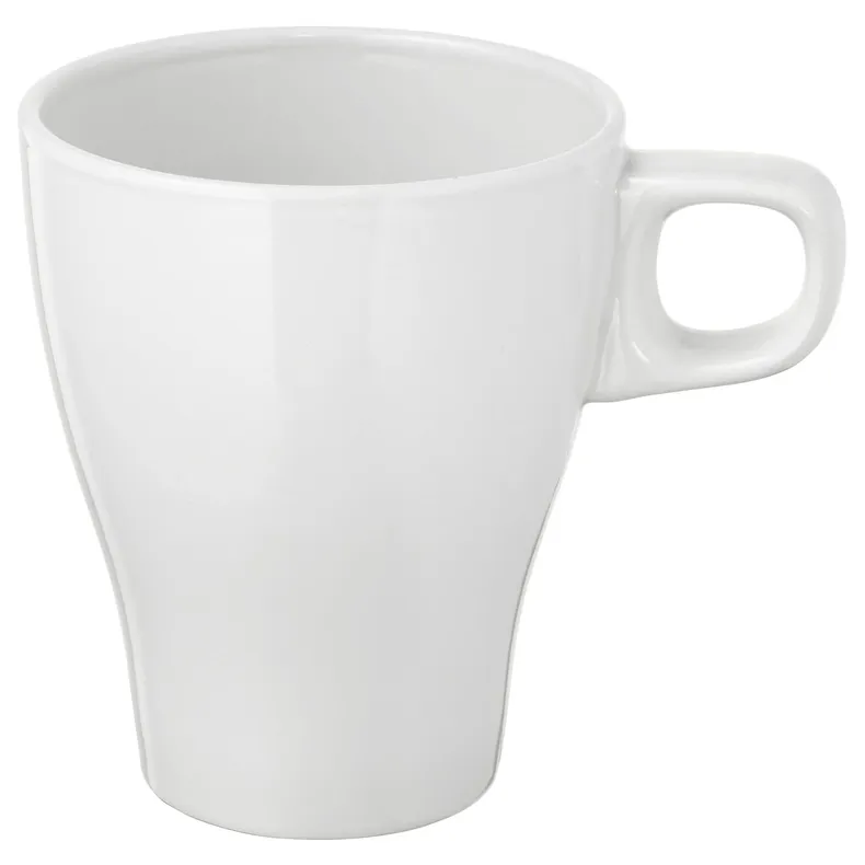 IKEA FÄRGRIK ФЕРГРІК, чашка, кераміка білий, 25 сл 601.439.92 фото №1