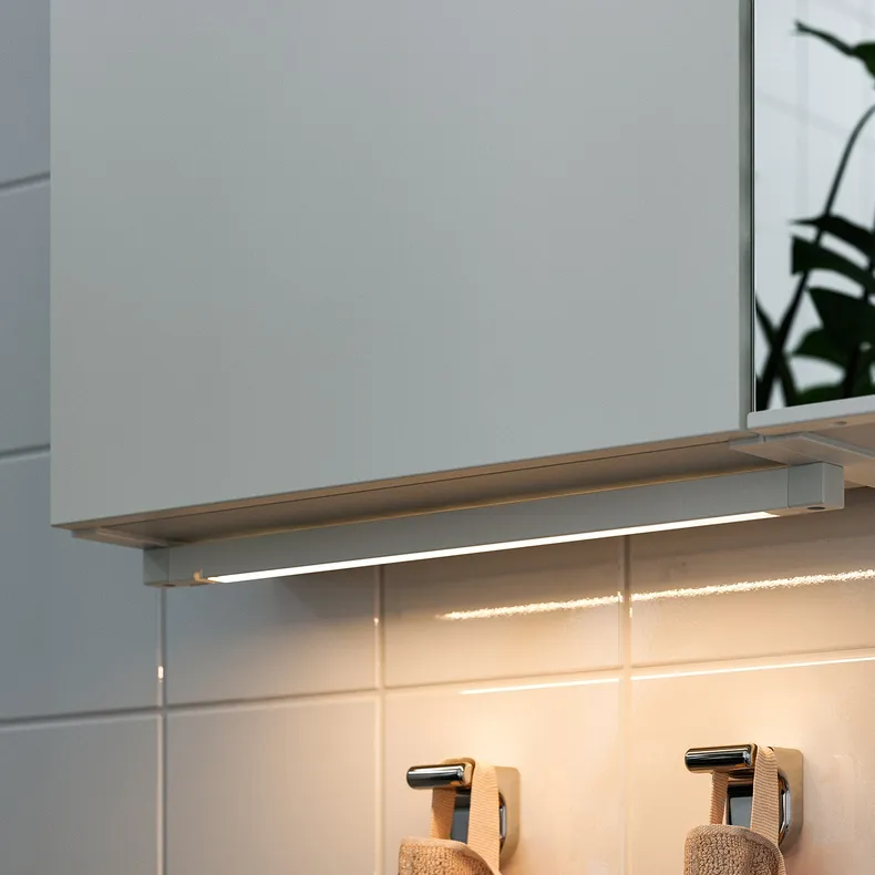 IKEA SILVERGLANS СІЛЬВЕРГЛАНС, LED підсвітка для ванної, білий може бути затемнений, 40 см 705.286.68 фото №3