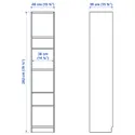 IKEA BILLY БІЛЛІ, книжкова шафа, білий, 40x40x202 см 104.019.31 фото thumb №3
