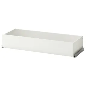 IKEA KOMPLEMENT КОМПЛИМЕНТ, ящик, белый, 100x35 см 702.467.58 фото