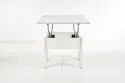 Журнальный столик-трансформер HALMAR SERAFIN 80-160x80 см белый фото thumb №11