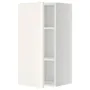 IKEA METOD МЕТОД, навесной шкаф с полками, белый / белый, 40x80 см 294.645.27 фото