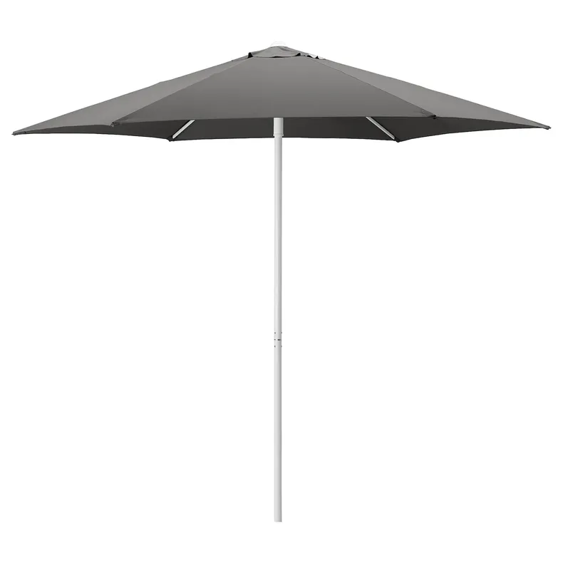 IKEA HÖGÖN ХЁГЁН, зонт от солнца, серый, 270 см 605.157.51 фото №1