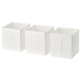 IKEA SKUBB СКУББ, коробка, білий, 31x34x33 см 001.863.95 фото