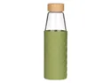 BRW пляшка скляна в силіконовому пакуванні 500мл зелена 090535 фото thumb №1