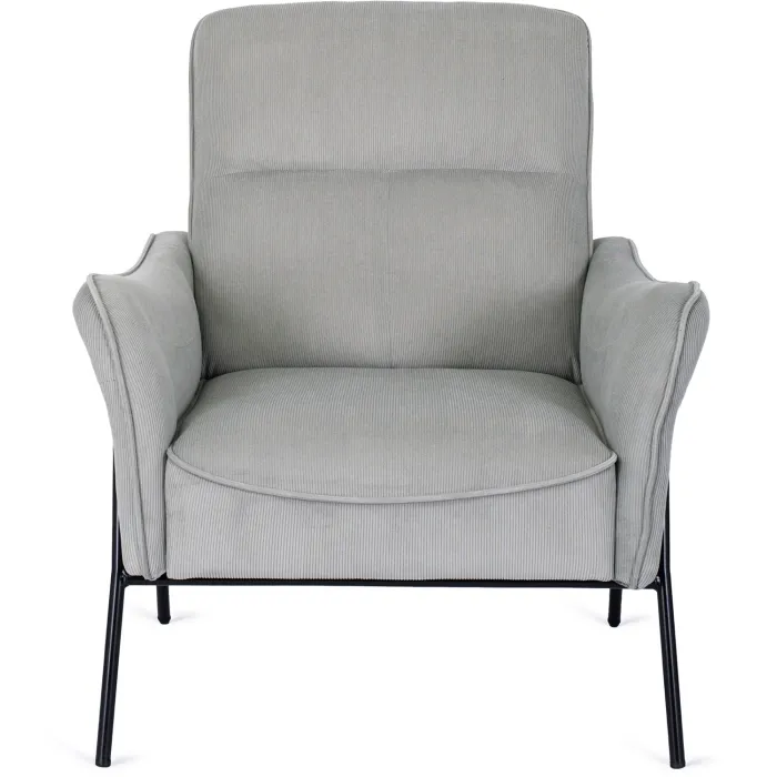 Кресло мягкое MEBEL ELITE ALBERTO, ткань: серый фото №9