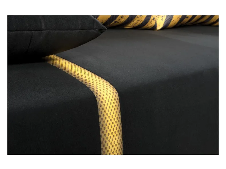 BRW Зональний тримісний диван-ліжко з ящиком для зберігання чорний, Маніла 18 SO3-ZONE-LX_3DL-G2_BD5E07 фото №8