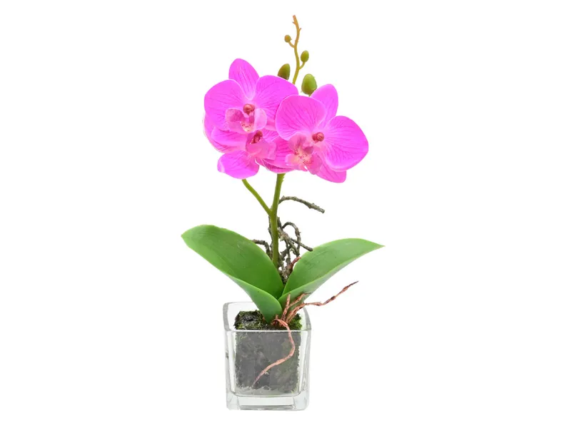 BRW искусственная орхидея в горшке 080521 фото №1