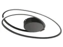 BRW Стельовий світлодіодний світильник Nia в сталевому чорному кольорі 089661 фото thumb №1