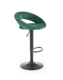 Барний стілець HALMAR H102 хокер темно-зелений фото thumb №1