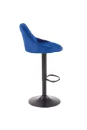 Барний стілець HALMAR H101 хокер темно-синій фото thumb №2