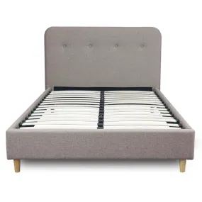 Кровать MEBEL ELITE DENNIS 120x200 см, ткань: серый фото