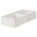 IKEA STUK СТУК, коробка з відділеннями, білий, 20x51x10 см 604.744.30 фото thumb №1