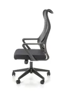 Кресло компьютерное офисное вращающееся HALMAR LORETO, черный фото thumb №2