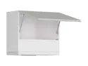BRW Верхний шкаф для кухни Sole 60 см с вытяжкой светло-серый глянец, альпийский белый/светло-серый глянец FH_GOO_60/50_O_FL_BRW-BAL/XRAL7047/BI фото thumb №3