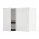 IKEA METOD МЕТОД, навесной шкаф с сушилкой / 2дверцы, белый / Стенсунд белый, 80x60 см 494.652.72 фото thumb №1