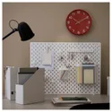 IKEA PLUTTIS ПЛУТТІС, настінний годинник, низьковольтний / червоний, 28 см 305.408.51 фото thumb №4