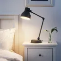 IKEA HEKTAR ХЕКТАР, робоча лампа з функц бездрот зарядж, темно-сірий 603.234.36 фото thumb №3