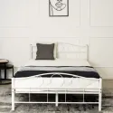 Ліжко металеве MEBEL ELITE GRIFFIN,120x200 см, Білий фото thumb №4