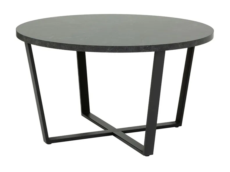 Стол круглый BRW Gosol, 77 см, черный BLACK фото №1