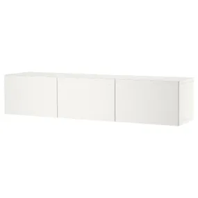 IKEA BESTÅ БЕСТО, тумба для телевізора з дверцятами, білий/Laxviken білий, 180x42x38 см 194.217.98 фото