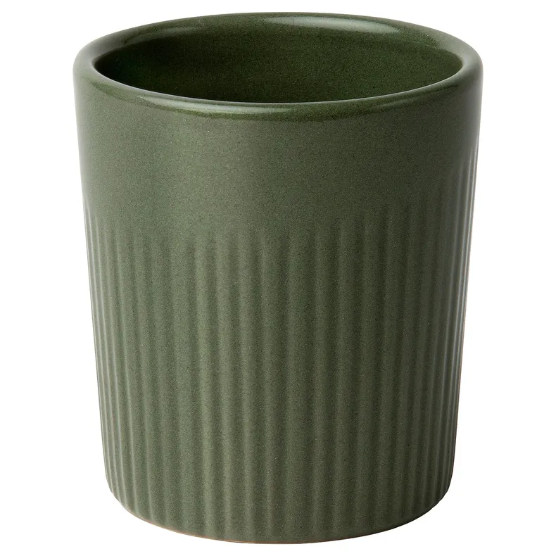 IKEA FRÖDD ФРЕДД, чашка, темно-зелений, 20 кл 005.818.24 фото №1