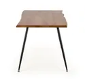 Кухонний стіл HALMAR LARSON 120x80 см, стільниця - натуральний дуб, ніжки - чорні фото thumb №7