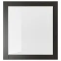 IKEA SINDVIK СИНДВИК, стеклянная дверь, черно-коричневый / прозрачное стекло, 60x64 см 002.963.13 фото thumb №1