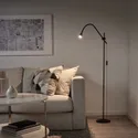 IKEA NÄVLINGE НЕВЛІНГЕ, LED торшер/світильник для читання, чорний 704.050.97 фото thumb №2