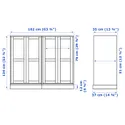 IKEA HAVSTA ХАВСТА, комбинация д / хранения+стекл дверц, серый, 162x37x134 см 292.659.62 фото thumb №7