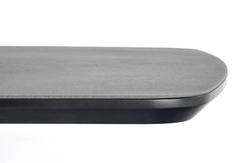 Кухонний стіл розкладний HALMAR FANGOR 160-220x90 см, стільниця - темно-сіра, основа - чорна фото №10