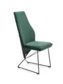 Кухонний стілець HALMAR K485 темно-зелений, чорний фото thumb №3