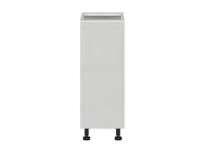 BRW Кухонна шафа висотою 30 см з кошиком для речей світло-сірий глянець, альпійський білий/світло-сірий глянець FH_DC_30/82_C-BAL/XRAL7047 фото