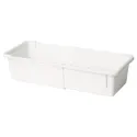 IKEA KACKLA, выдвижной контейнер, белый, 25-38x9 см 906.020.49 фото thumb №1