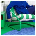 IKEA ÖNNESTAD ЕННЕСТАД, крісло, Радбин білий / зелений 095.544.68 фото thumb №3