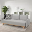 IKEA GRUNNARP ГРУННАРП, 3-местный диван-кровать, светло-серый 804.856.30 фото thumb №2