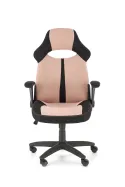 Кресло компьютерное, офисное BLOOM розовое / черное фото thumb №5