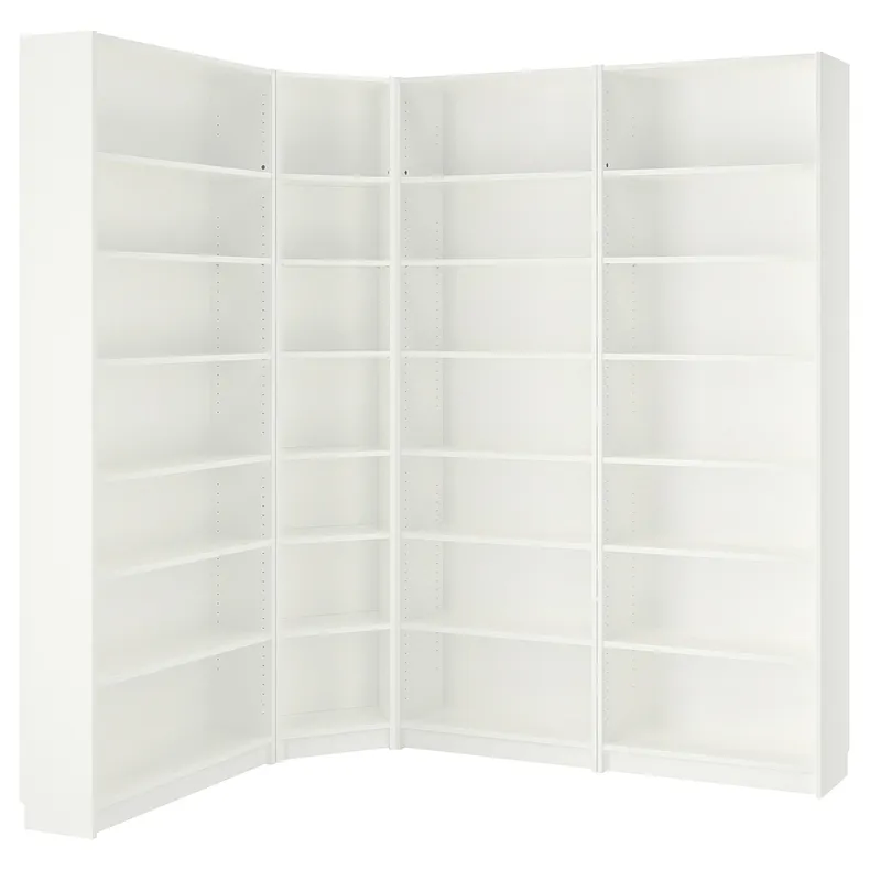 IKEA BILLY БІЛЛІ, книжкова шафа, білий, 215 / 135x28x237 см 590.178.38 фото №1