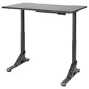 IKEA UPPSPEL УППСПЕЛ, геймерський стіл, чорний, 140x80 см 294.301.65 фото thumb №2
