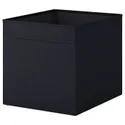 IKEA DRÖNA ДРЁНА, коробка, черный, 33x38x33 см 302.192.81 фото thumb №1