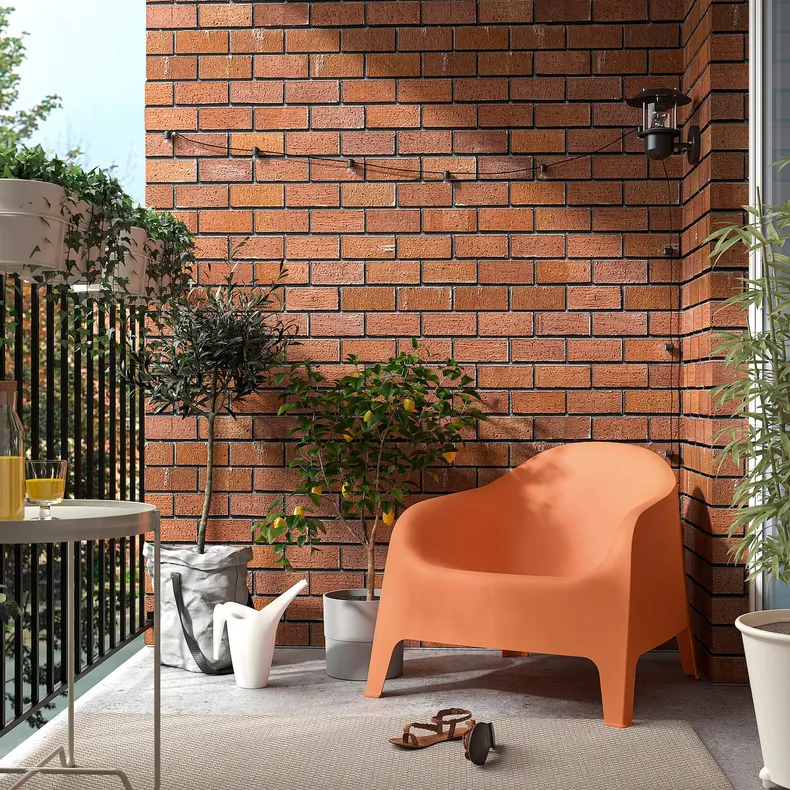 IKEA SKARPÖ СКАРПО, садовое кресло, апельсин 205.227.44 фото №2