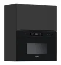 BRW Верхний шкаф для кухни Sole L6 60 см с вытяжкой наклонный черный матовый, черный/черный матовый FM_GMO_60/72_O_AMW442-CA/CAM/CA фото thumb №2
